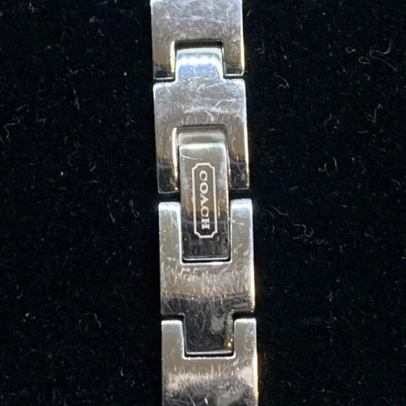 Coach Bangle Bracelet Watch Womens Ivory